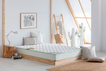 Colchón Ergonomic Sport en un dormitorio